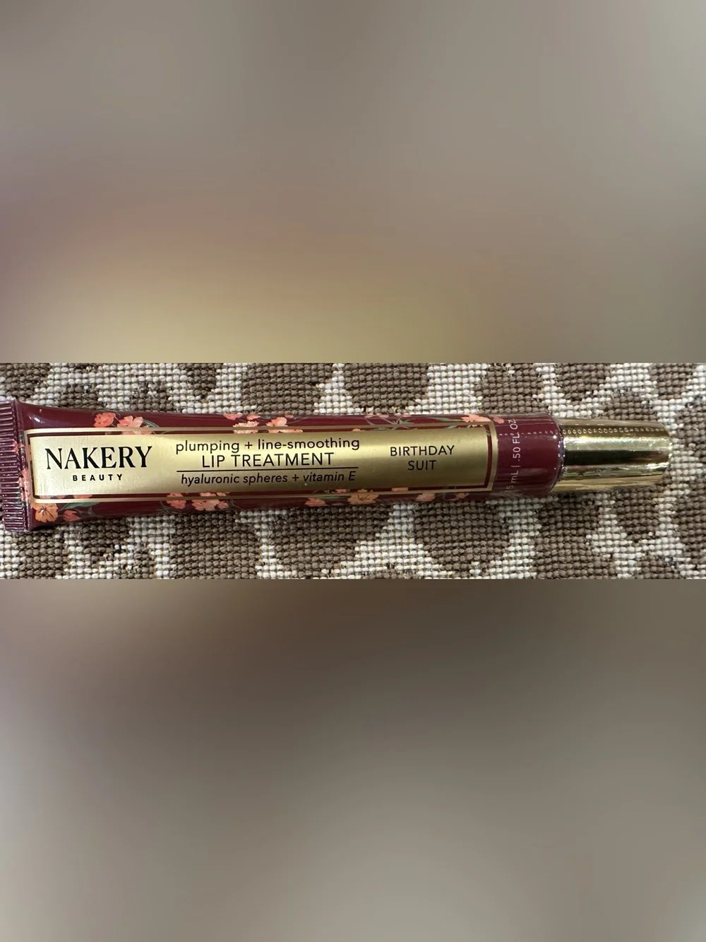 Nakery Lot Of 2~Lip Treatment In Birthday Suit & Shimmer Gloss In Rosey~Sealed!